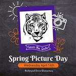  Spring Picture Day April 16th